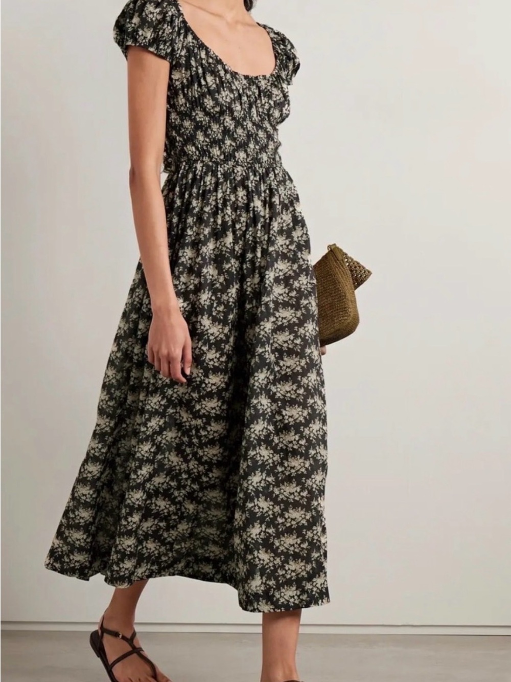 Doen Quinley Dress in Noir Floral